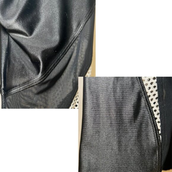 KORAL Black & White High Rise Mesh Panel Legging Size S - Picture 13 of 15